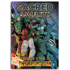 Sacred Amulets Comic Book - THE RISING SUN