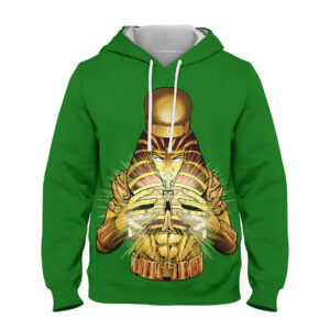Pharaoh Hoodie – Kelly Green & Arctic White