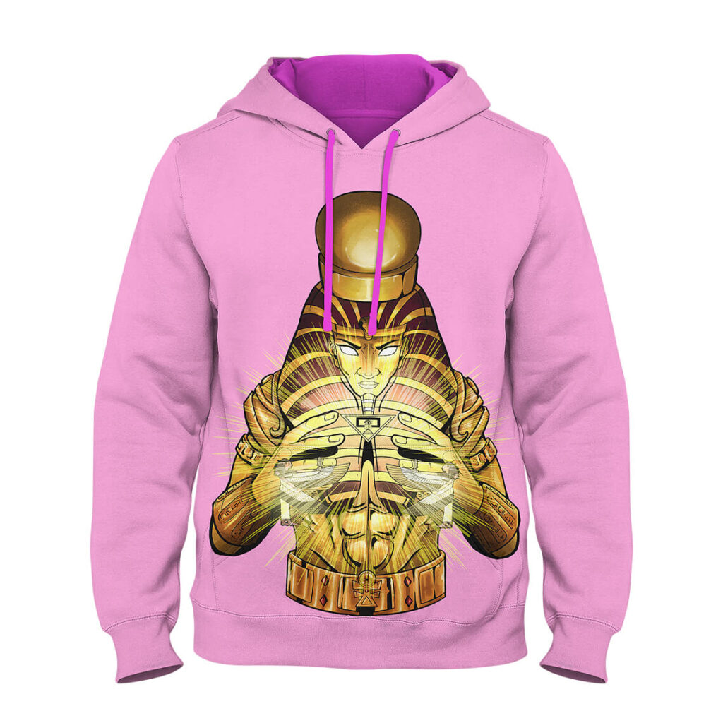 Pharaoh Hoodie &ndash; Candyfloss Pink & Hot Pink